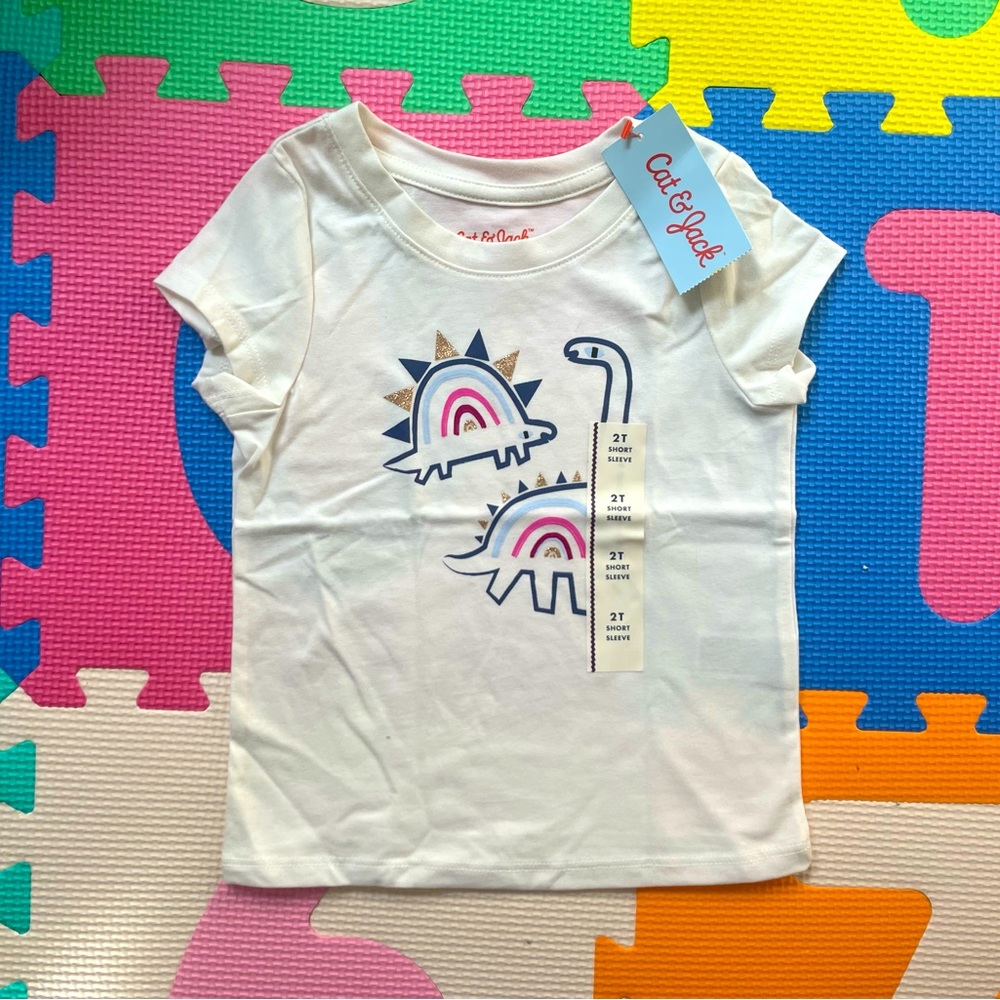 $6 with bundle Cat & Jack short sleeve tee new with tags